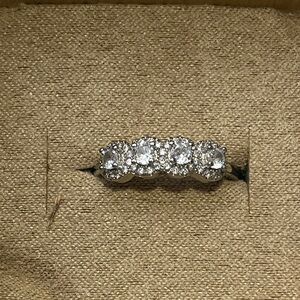 NWOT - Elegant 925 Silver CZ Ring